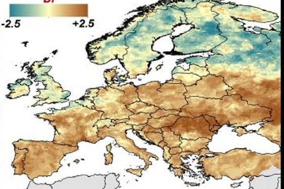 Dürren EU Häufigkeit 2000-2100 T