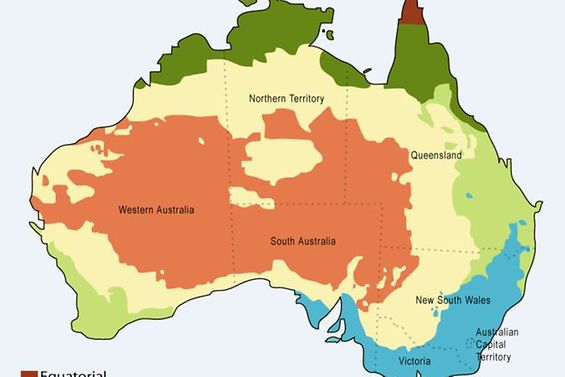 Australien Klimazonen T