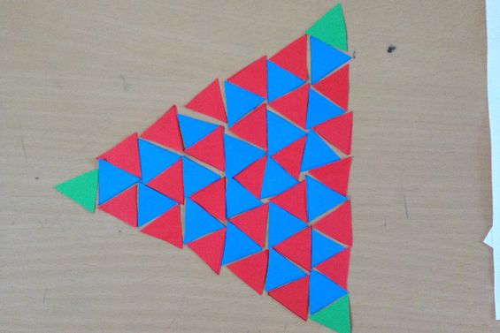 Mosaik aus Dreiecken